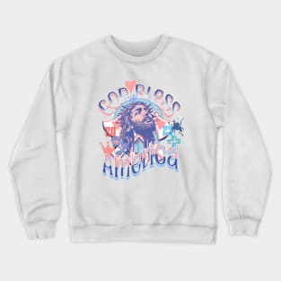 God bless USA tshirt Crewneck Sweatshirt